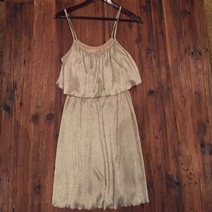 Gianni Bini metallic party dress size LG